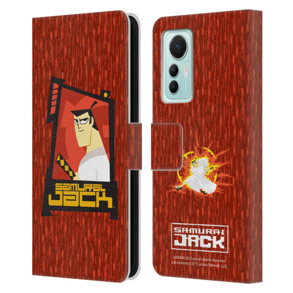 Samurai Jack Graphics Character Art 2 Leather Book Wallet Case Cover For Xiaomi 12 Lite