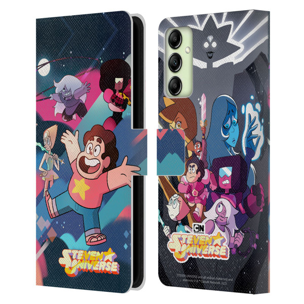 Steven Universe Graphics Characters Leather Book Wallet Case Cover For Samsung Galaxy A14 5G