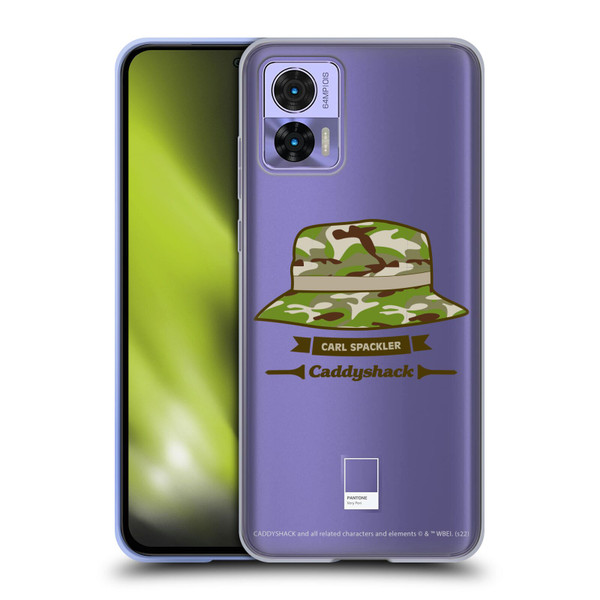 Caddyshack Graphics Carl Spackler Hat Soft Gel Case for Motorola Edge 30 Neo 5G