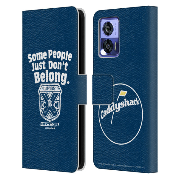Caddyshack Graphics Some People Just Don't Belong Leather Book Wallet Case Cover For Motorola Edge 30 Neo 5G