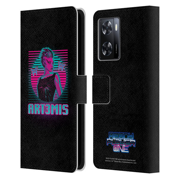 Ready Player One Graphics Character Art Leather Book Wallet Case Cover For OPPO A57s
