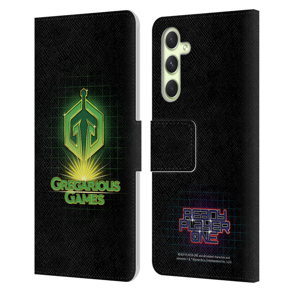 Ready Player One Graphics Logo Leather Book Wallet Case Cover For Samsung Galaxy A54 5G