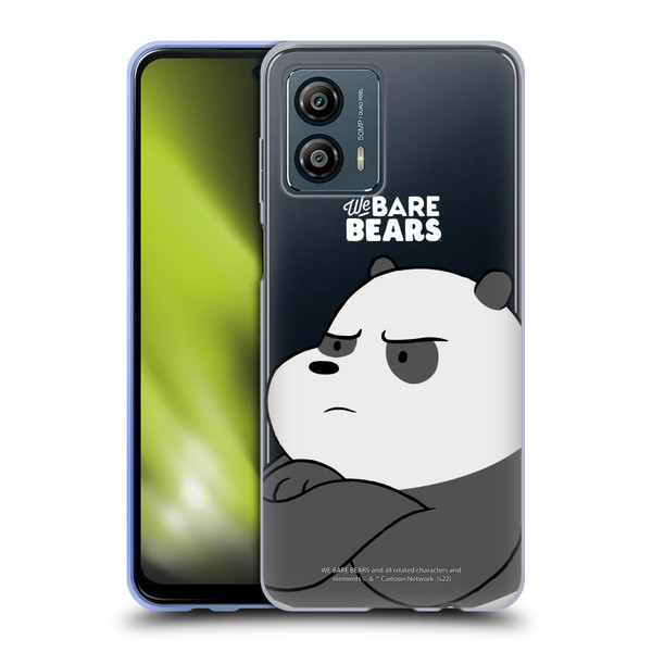 We Bare Bears Character Art Panda Soft Gel Case for Motorola Moto G53 5G
