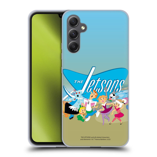 The Jetsons Graphics Group Soft Gel Case for Samsung Galaxy A34 5G