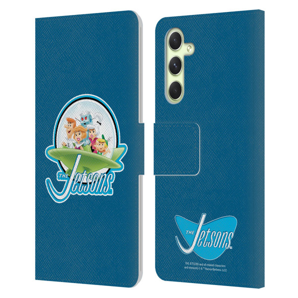 The Jetsons Graphics Logo Leather Book Wallet Case Cover For Samsung Galaxy A54 5G