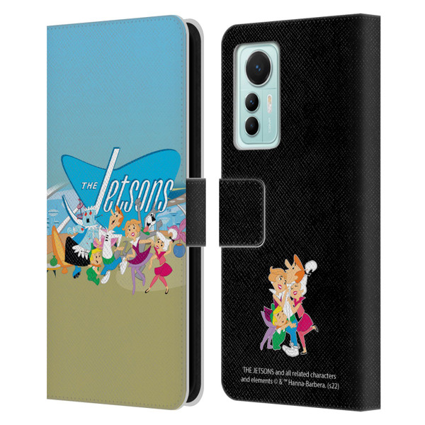 The Jetsons Graphics Group Leather Book Wallet Case Cover For Xiaomi 12 Lite