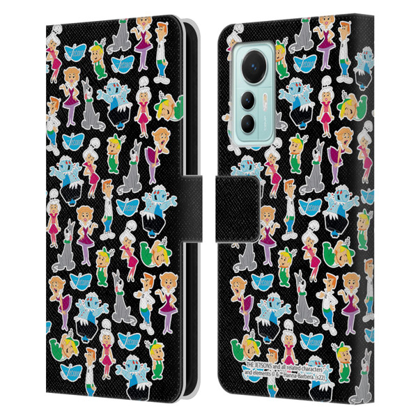 The Jetsons Graphics Pattern Leather Book Wallet Case Cover For Xiaomi 12 Lite