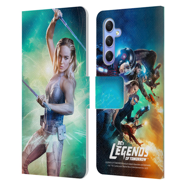 Legends Of Tomorrow Graphics Sara Lance Leather Book Wallet Case Cover For Samsung Galaxy A34 5G