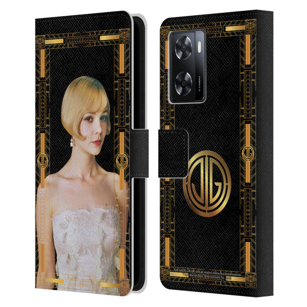 The Great Gatsby Graphics Daisy Leather Book Wallet Case Cover For OPPO A57s