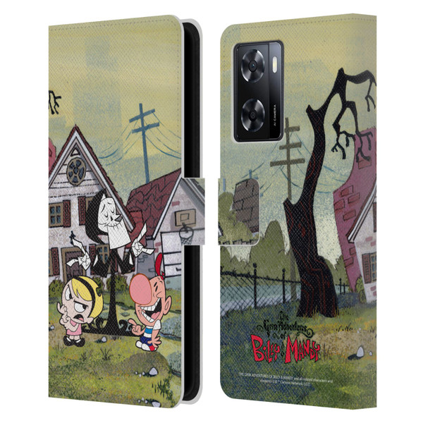 The Grim Adventures of Billy & Mandy Graphics Poster Leather Book Wallet Case Cover For OPPO A57s