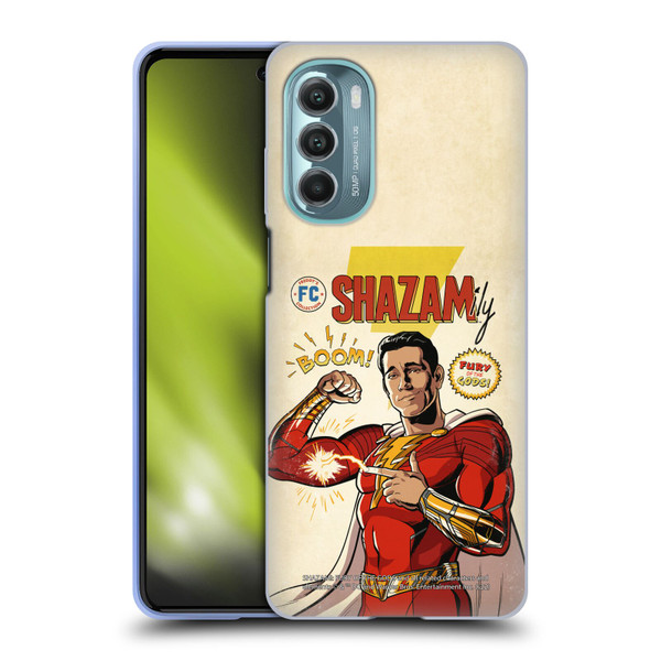 Shazam!: Fury Of The Gods Graphics Comic Soft Gel Case for Motorola Moto G Stylus 5G (2022)