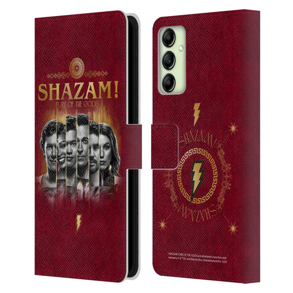 Shazam!: Fury Of The Gods Graphics Poster Leather Book Wallet Case Cover For Samsung Galaxy A14 5G