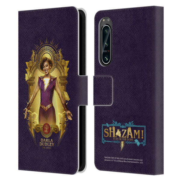 Shazam!: Fury Of The Gods Graphics Darla Leather Book Wallet Case Cover For Sony Xperia 5 IV