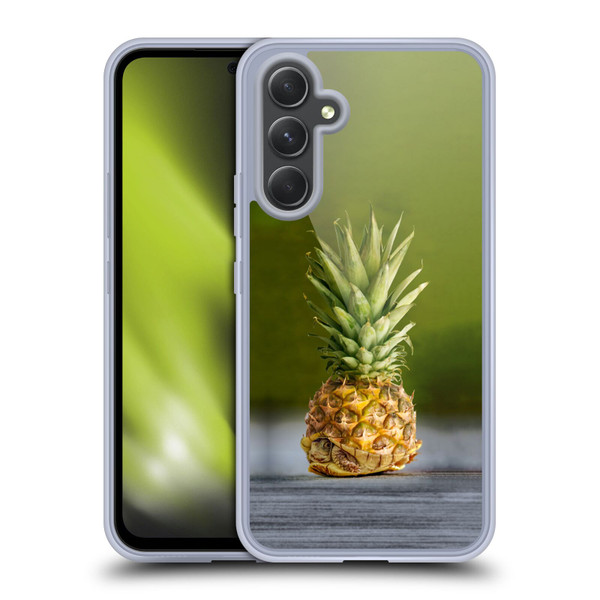 Pixelmated Animals Surreal Pets Pineapple Turtle Soft Gel Case for Samsung Galaxy A54 5G