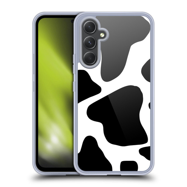 Grace Illustration Animal Prints Cow Soft Gel Case for Samsung Galaxy A54 5G