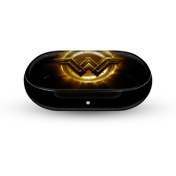 Justice League Movie Logos Wonder Woman Vinyl Sticker Skin Decal Cover for Samsung Galaxy Buds / Buds Plus
