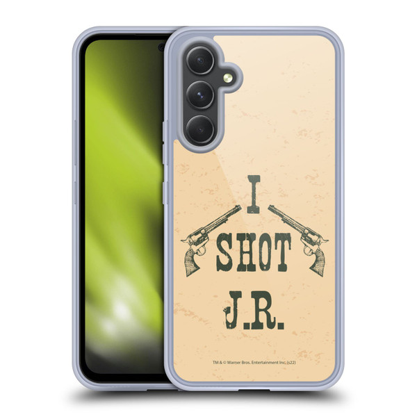 Dallas: Television Series Graphics Typography Soft Gel Case for Samsung Galaxy A54 5G