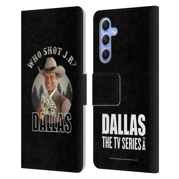 Dallas: Television Series Graphics Character Leather Book Wallet Case Cover For Samsung Galaxy A34 5G