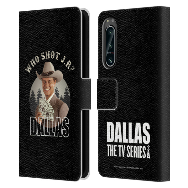 Dallas: Television Series Graphics Character Leather Book Wallet Case Cover For Sony Xperia 5 IV