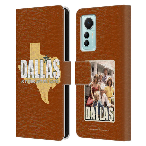 Dallas: Television Series Graphics Quote Leather Book Wallet Case Cover For Xiaomi 12 Lite
