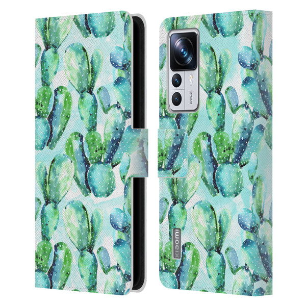 Mark Ashkenazi Banana Life Cactus Leather Book Wallet Case Cover For Xiaomi 12T Pro