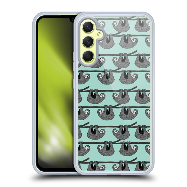 Andrea Lauren Design Animals Sloth Soft Gel Case for Samsung Galaxy A34 5G