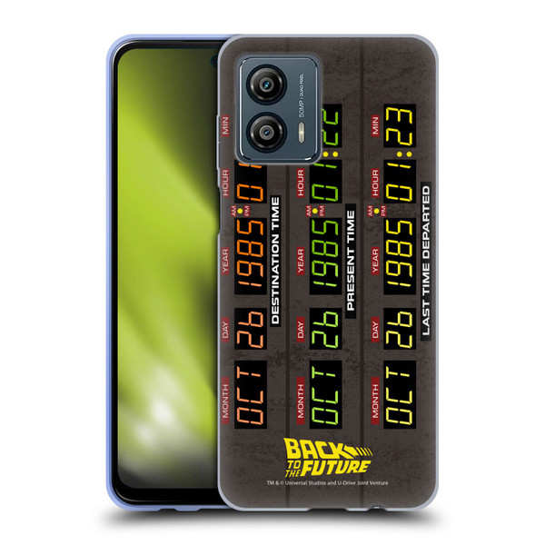 Back to the Future I Graphics Time Circuits Soft Gel Case for Motorola Moto G53 5G