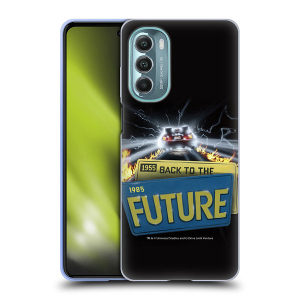 Back to the Future I Key Art Take Off Soft Gel Case for Motorola Moto G Stylus 5G (2022)