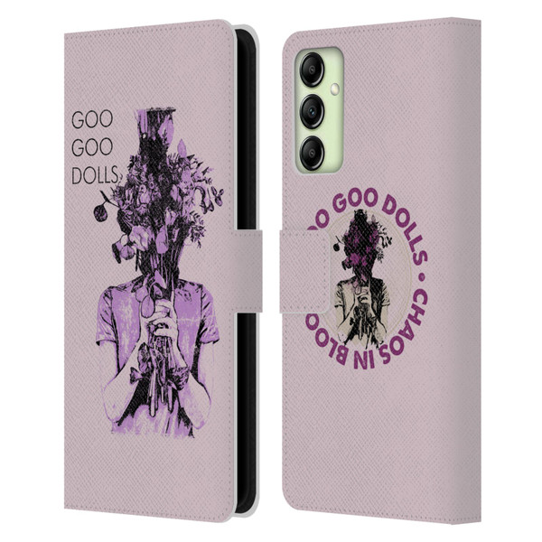 Goo Goo Dolls Graphics Chaos In Bloom Leather Book Wallet Case Cover For Samsung Galaxy A14 5G