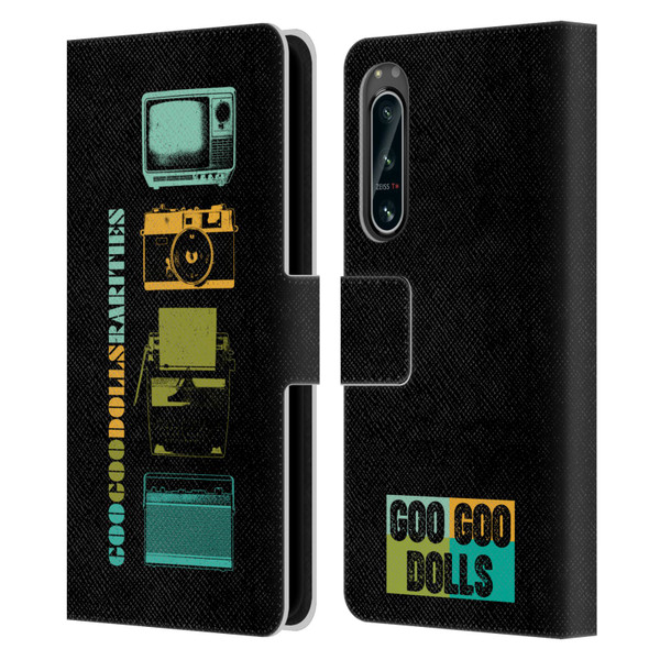 Goo Goo Dolls Graphics Rarities Vintage Leather Book Wallet Case Cover For Sony Xperia 5 IV