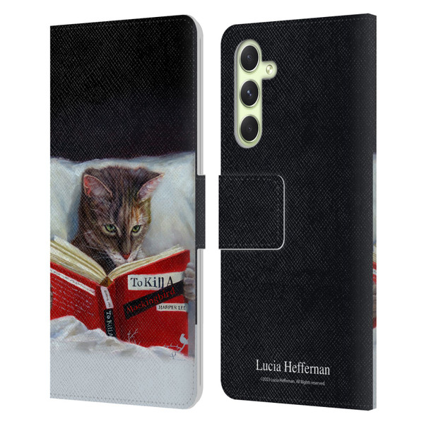 Lucia Heffernan Art Late Night Thriller Leather Book Wallet Case Cover For Samsung Galaxy A54 5G