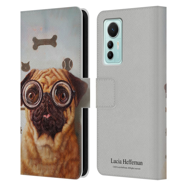 Lucia Heffernan Art Canine Eye Exam Leather Book Wallet Case Cover For Xiaomi 12 Lite