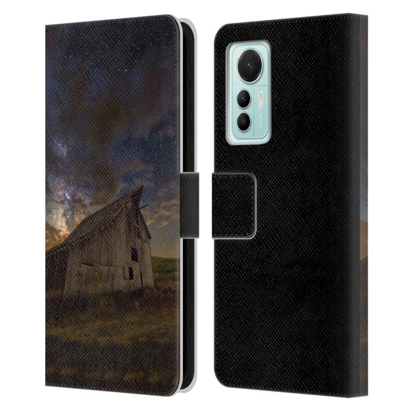 Royce Bair Nightscapes Bear Lake Old Barn Leather Book Wallet Case Cover For Xiaomi 12 Lite