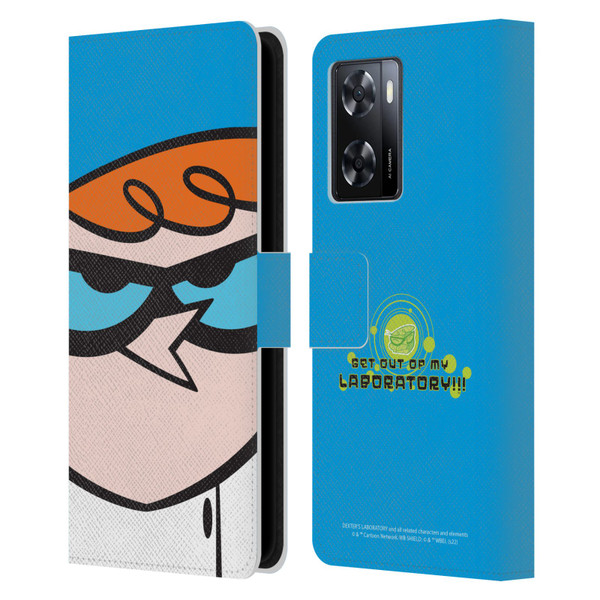 Dexter's Laboratory Graphics Dexter Leather Book Wallet Case Cover For OPPO A57s