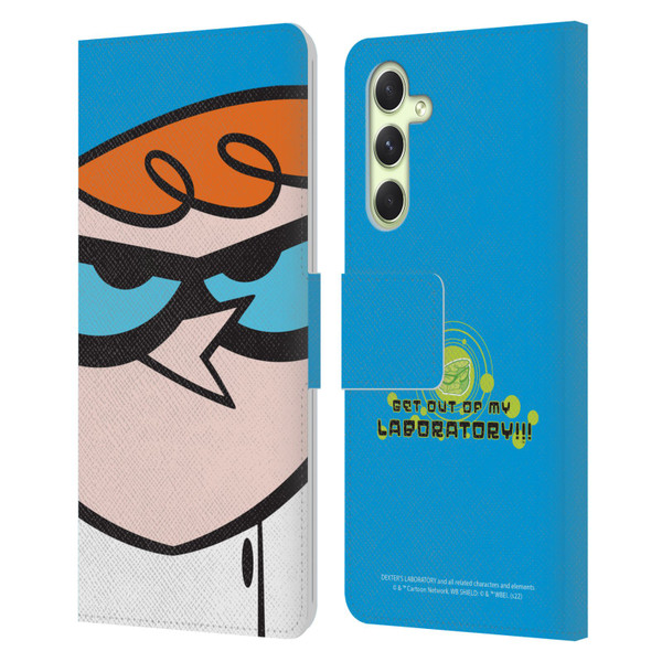 Dexter's Laboratory Graphics Dexter Leather Book Wallet Case Cover For Samsung Galaxy A54 5G