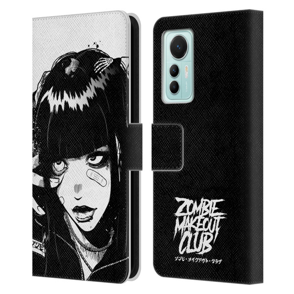 Zombie Makeout Club Art See Thru You Leather Book Wallet Case Cover For Xiaomi 12 Lite