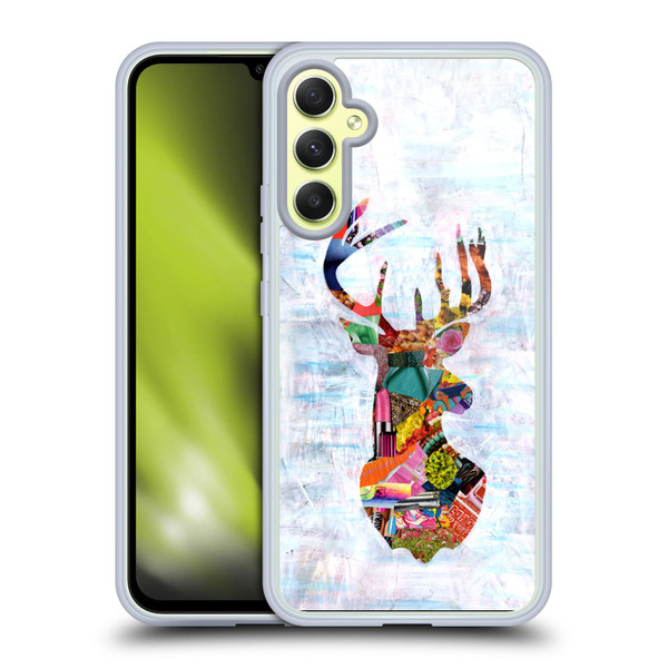 Artpoptart Animals Deer Soft Gel Case for Samsung Galaxy A34 5G