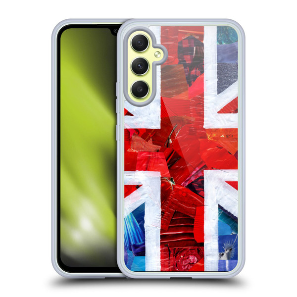 Artpoptart Flags Union Jack Soft Gel Case for Samsung Galaxy A34 5G