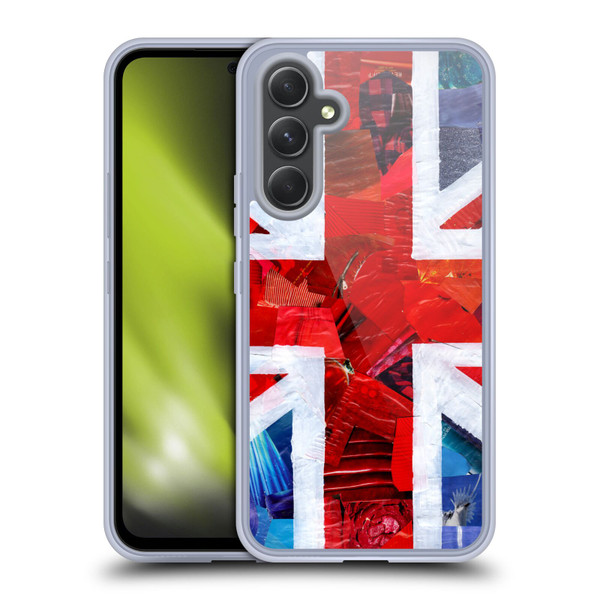 Artpoptart Flags Union Jack Soft Gel Case for Samsung Galaxy A54 5G