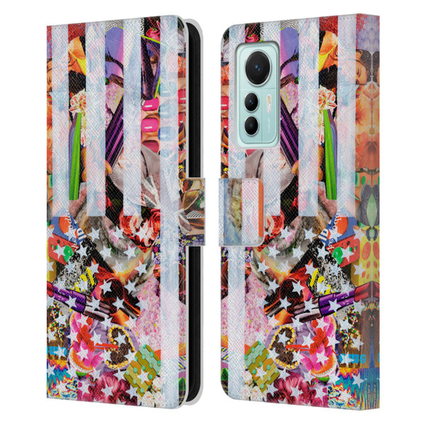 Artpoptart Flags Murican Leather Book Wallet Case Cover For Xiaomi 12 Lite