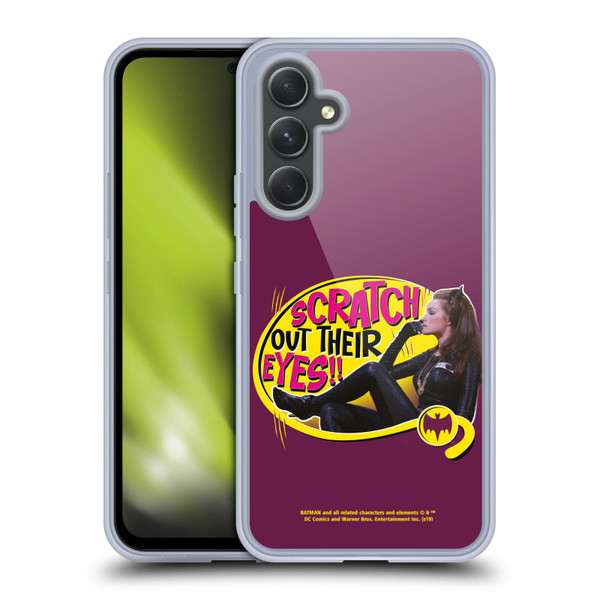 Batman TV Series Character Art Catwoman Scratch Soft Gel Case for Samsung Galaxy A54 5G