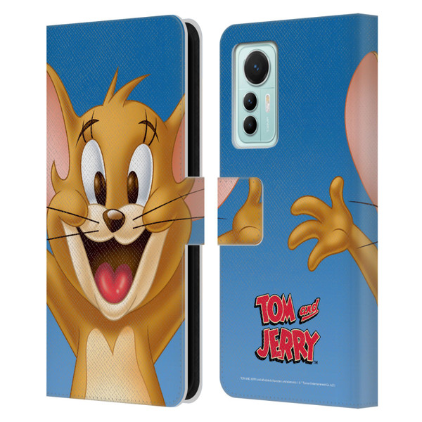 Tom and Jerry Full Face Jerry Leather Book Wallet Case Cover For Xiaomi 12 Lite