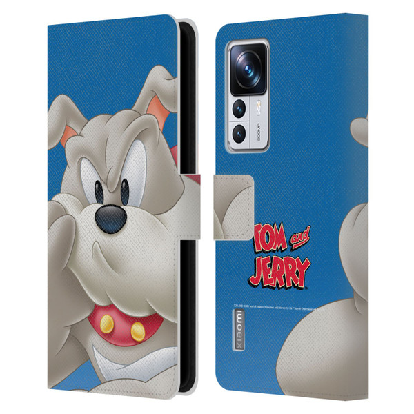 Tom and Jerry Full Face Spike Leather Book Wallet Case Cover For Xiaomi 12T Pro