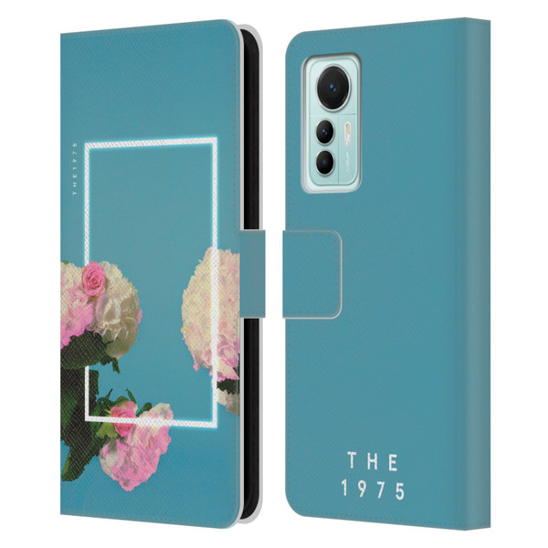 The 1975 Key Art Roses Blue Leather Book Wallet Case Cover For Xiaomi 12 Lite