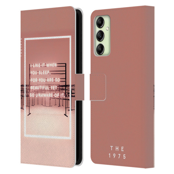 The 1975 Songs I Like It When You Sleep Leather Book Wallet Case Cover For Samsung Galaxy A14 5G