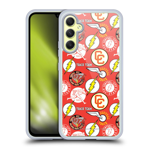 The Flash DC Comics Fast Fashion Pattern Soft Gel Case for Samsung Galaxy A34 5G