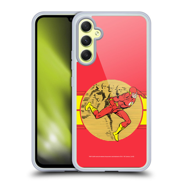 The Flash DC Comics Vintage Fast Soft Gel Case for Samsung Galaxy A34 5G