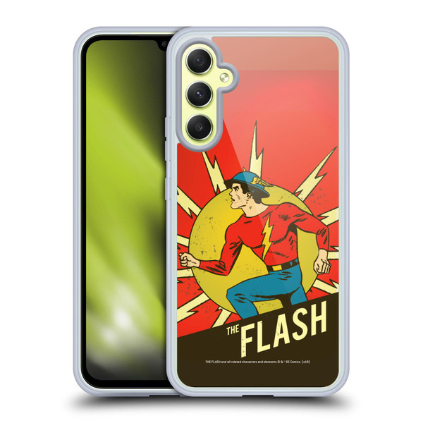 The Flash DC Comics Vintage Jay Garrick 2 Soft Gel Case for Samsung Galaxy A34 5G