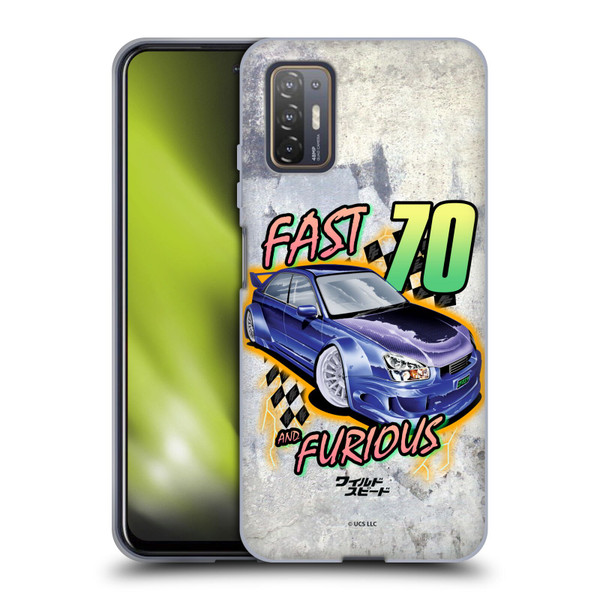 Fast & Furious Franchise Fast Fashion Grunge Retro Soft Gel Case for HTC Desire 21 Pro 5G
