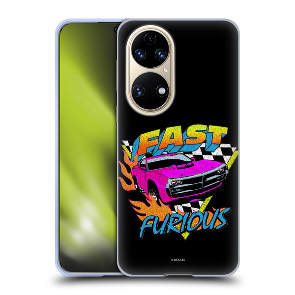 Fast & Furious Franchise Fast Fashion Car In Retro Style Soft Gel Case for Huawei P50